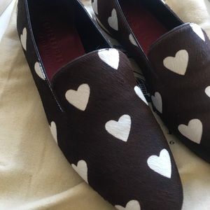 Brand New Burberry heart flats